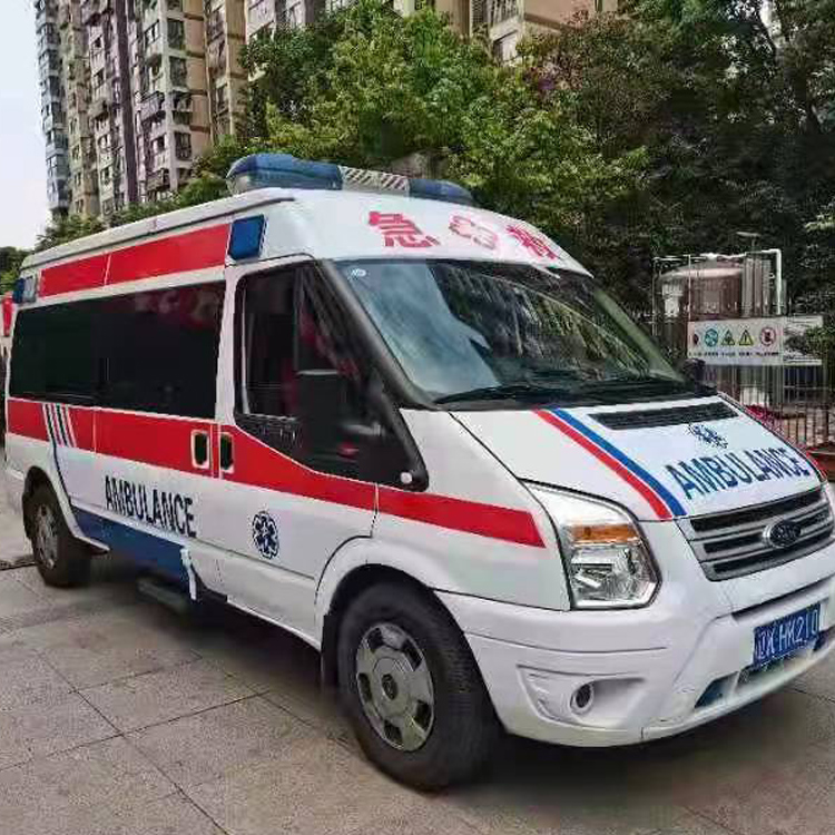 播州长途救护车护送病人返乡